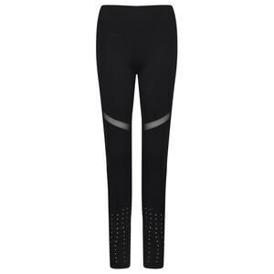 Tombo Womens/Ladies Panelled Leggings / Black